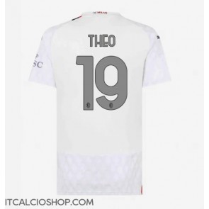 AC Milan Theo Hernandez #19 Seconda Maglia Femmina 2023-24 Manica Corta